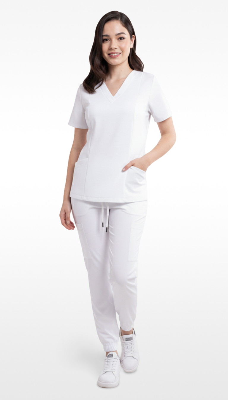 SCRUB Mujer Blanco
