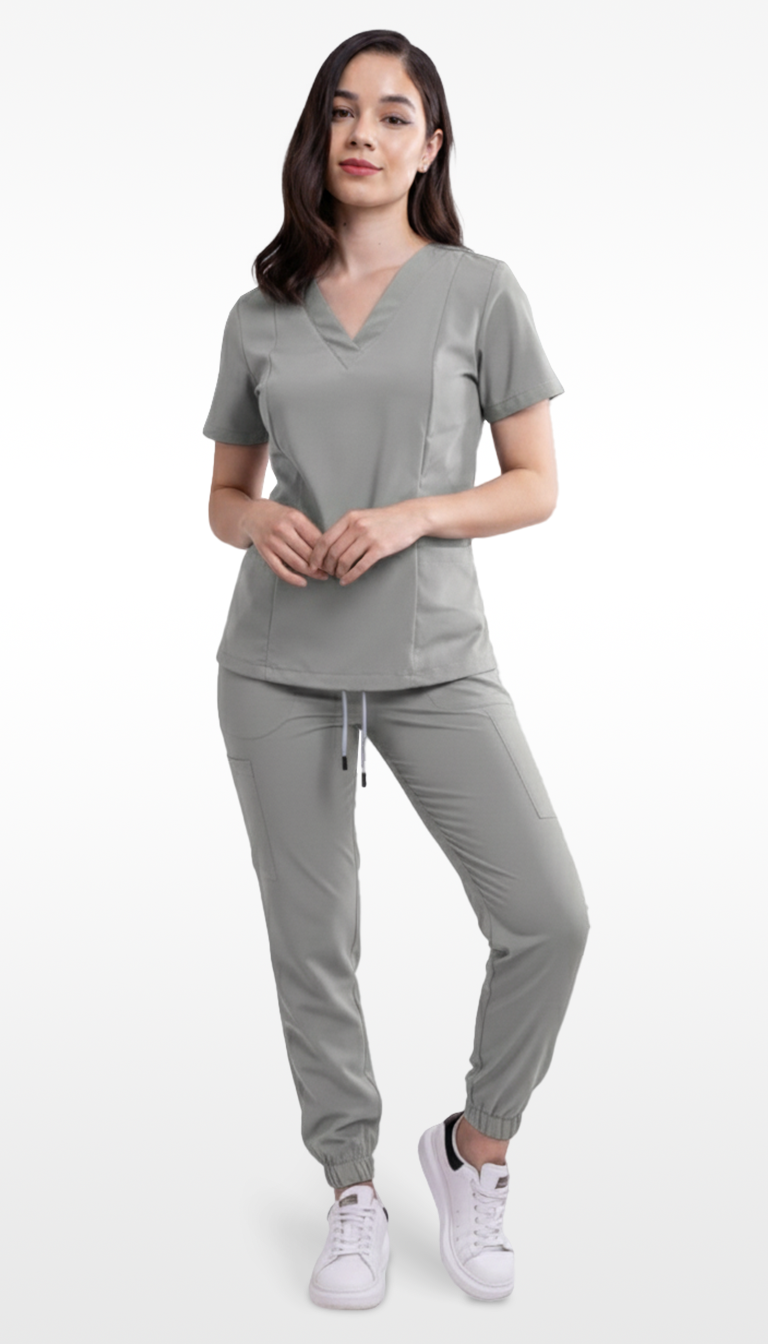 SCRUB Mujer Gris